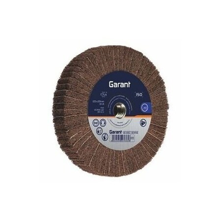 Garant Fleece Flap Wheel, M14 Thread, Dia: 125 mm, Grit:150 566352 150FINE